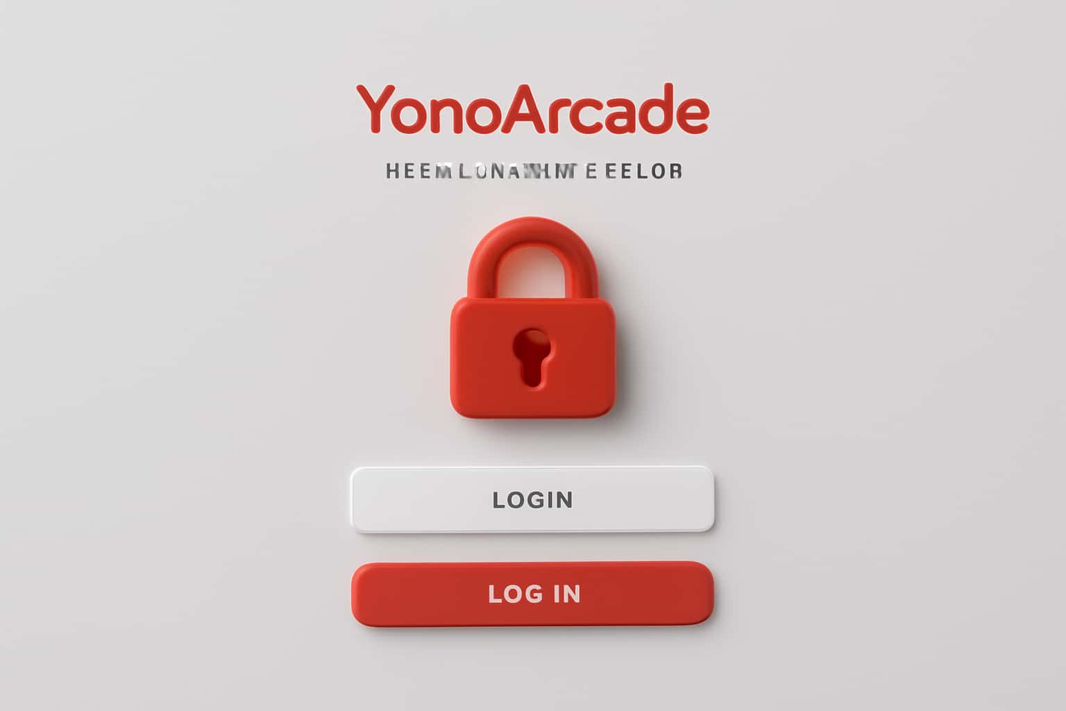 YonoArcade User Authentication Interface