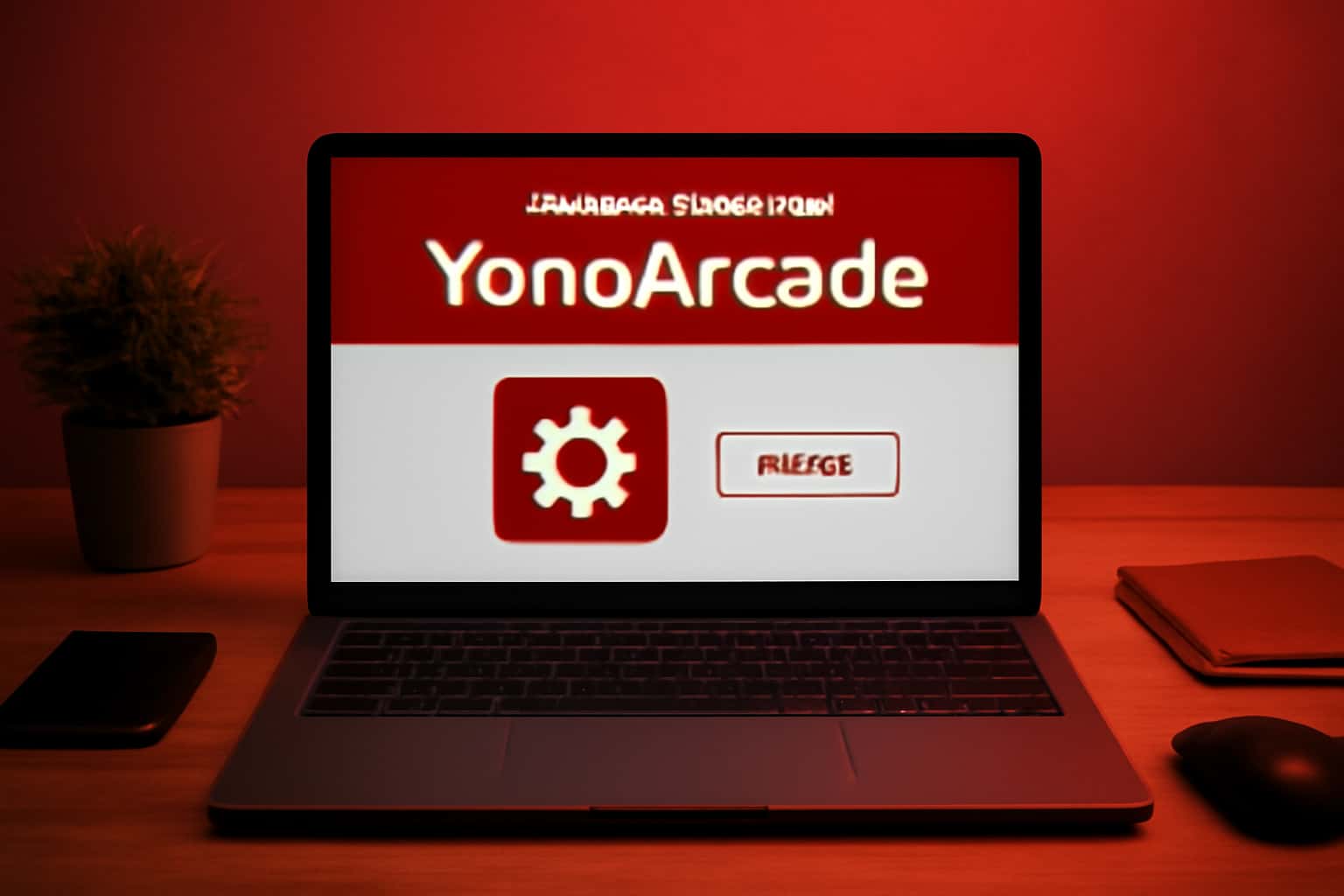 Informative visual about the advanced installation process for YonoArcade.