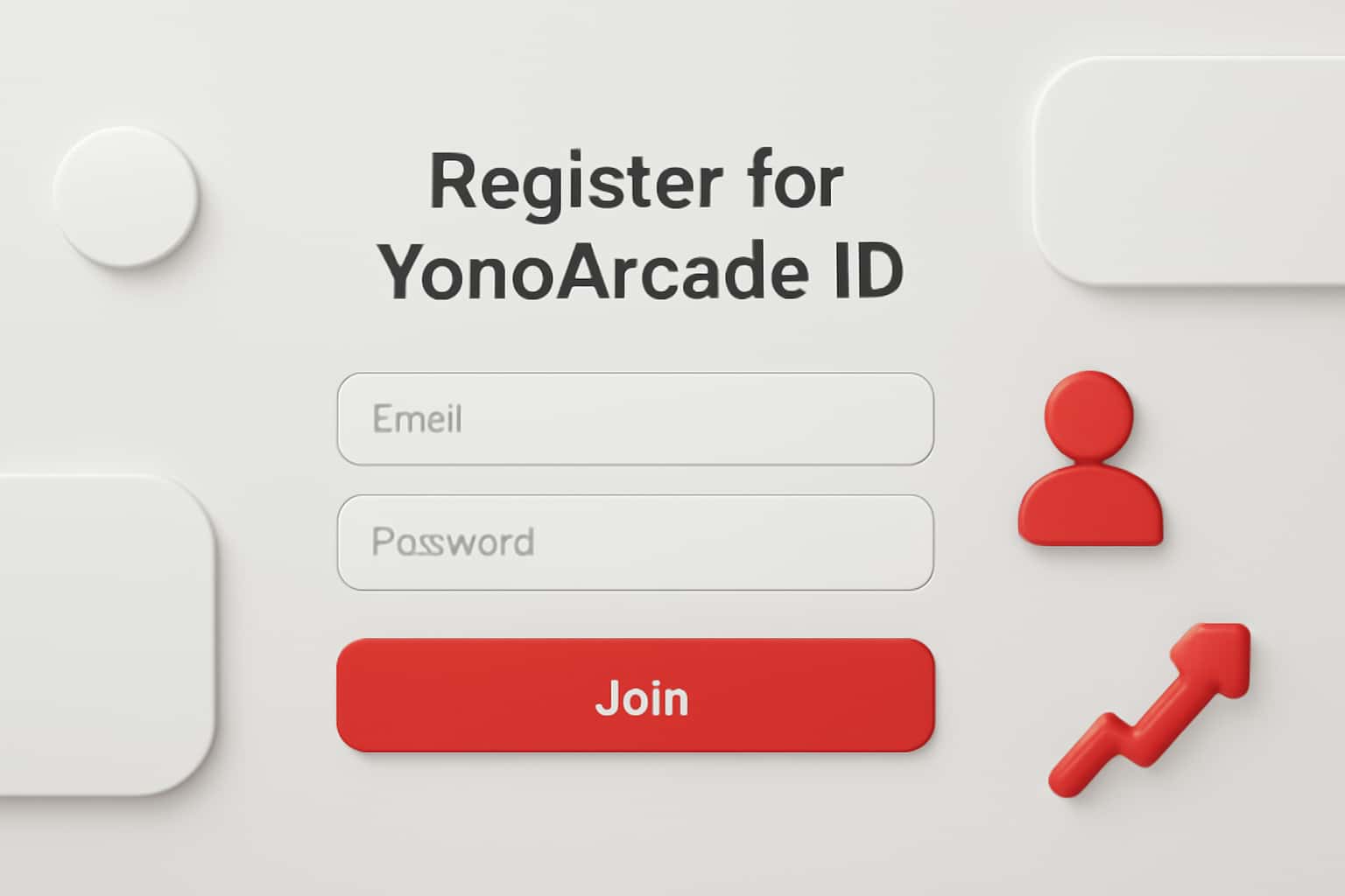 Register for YonoArcade ID Interface