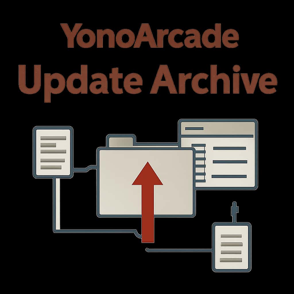 An educational diagram for the YonoArcade Update Archive.