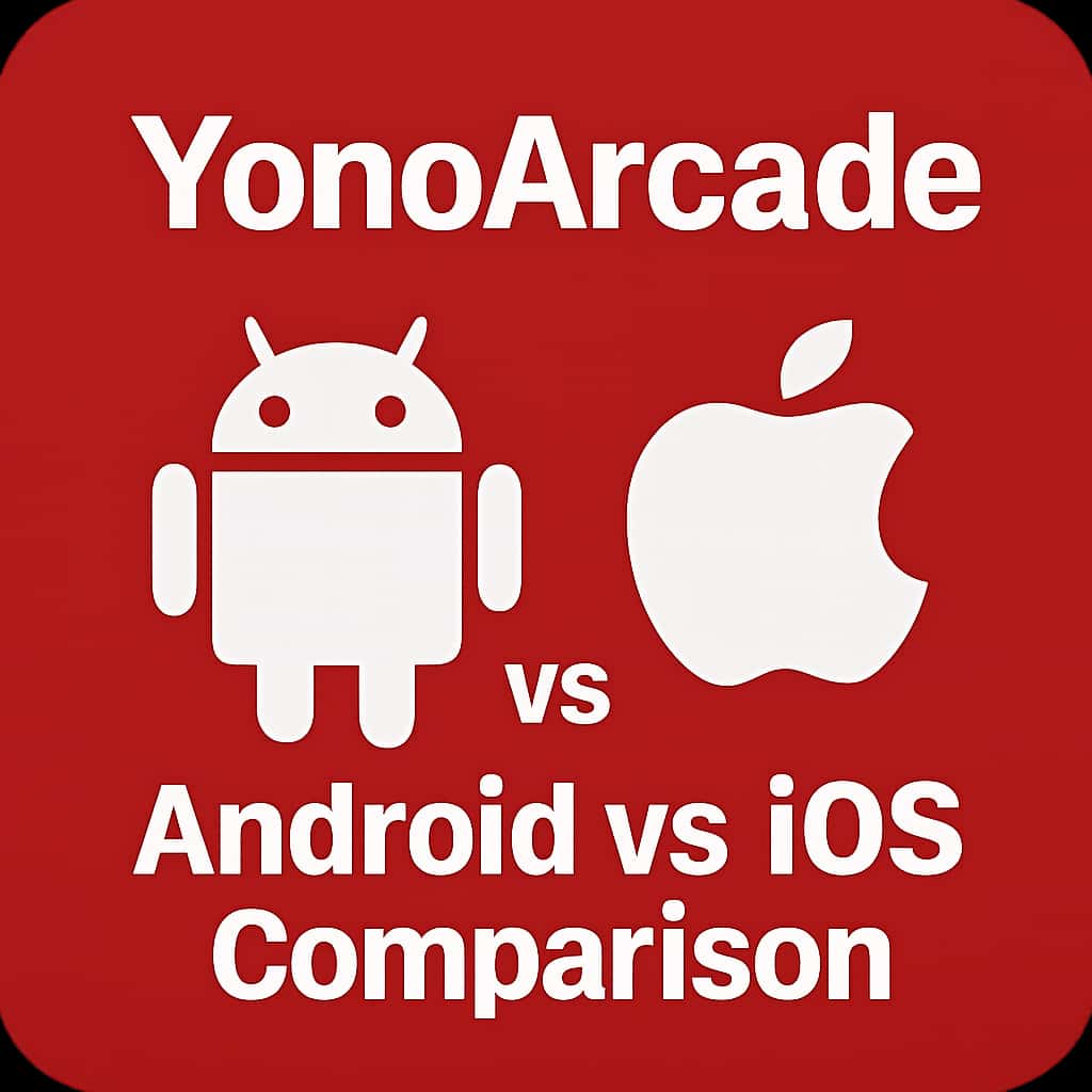 Icon badge for YonoArcade Android vs iOS Comparison.