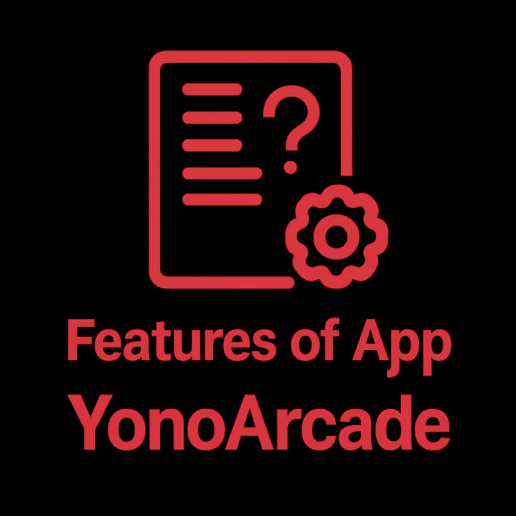 Icon representing the features of YonoArcade App.